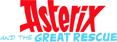 Asterix and the Great Rescue logo for Sega Genesis